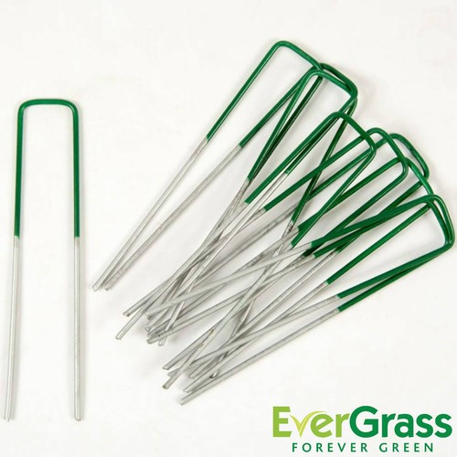 Artificial grass pins half - artificial,