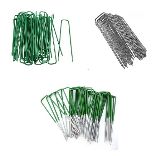 Galvanised pins artificial - u,