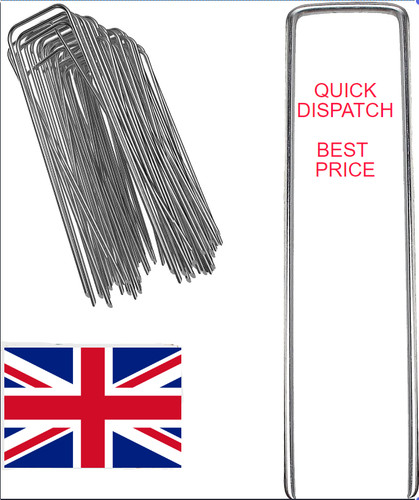 Weed fabric galvanised - fabric, staples